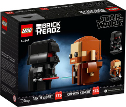 LEGO 40547 BrickHeadz - Obi-Wan Kenobi i Darth Vader