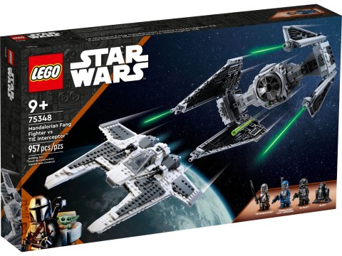 LEGO 75348 Star Wars - Mandaloriański myśliwiec Fang Fighter kontra TIE Interceptor