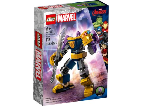 LEGO 76242 Marvel Super Heroes - Mechaniczna zbroja Thanosa